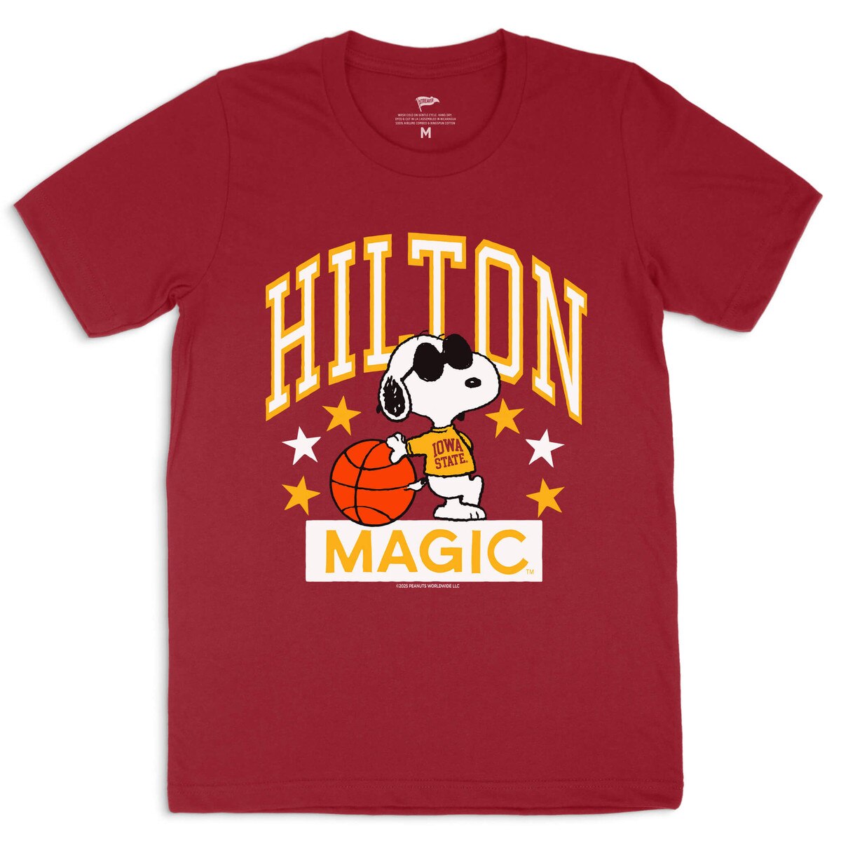 Peanuts x Iowa State Cardinal Hilton Magic Short Sleeve T-Shirt